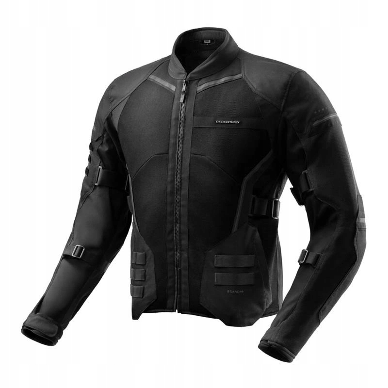 Textilná motocyklová bunda Rebelhorn Scandal 3 Black čierna Darčeky