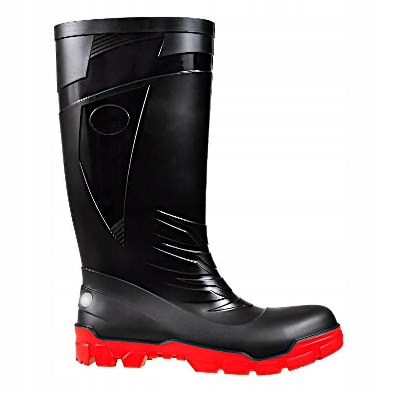 Wytrzymałe Gumowce Robocze Kalosze Górnicze Antyprzebiciowe z Podnoskiem 47 Rodzaj buta gumowce