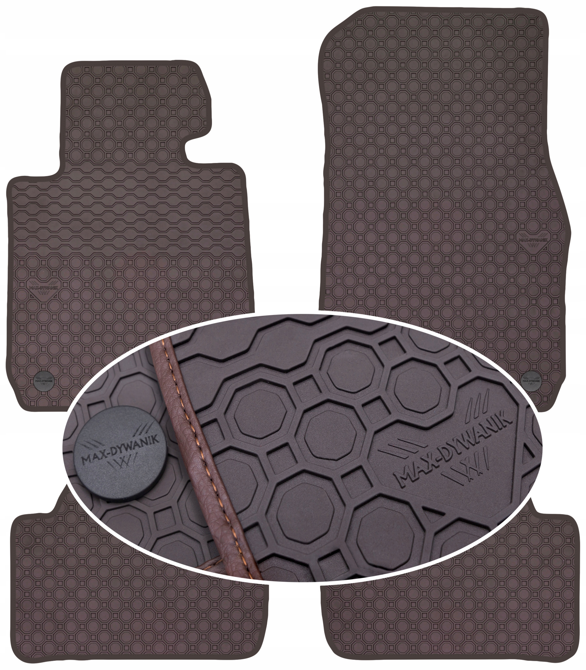 Bmw 1 F20 2011-2019 Koberce Hnedé