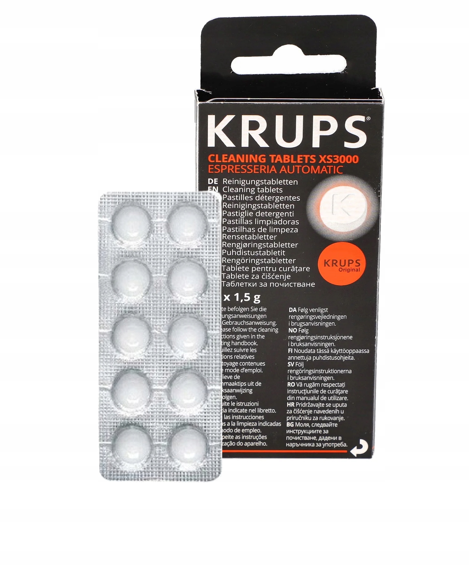 Krups XS3000 Tabletki czyszczące do ekspresów