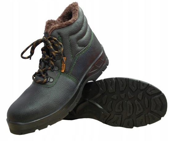 OCIEPLANE buty robocze ochronne trzewiki z metalowym podnoskiem TEXAS S1 41 Marka inna