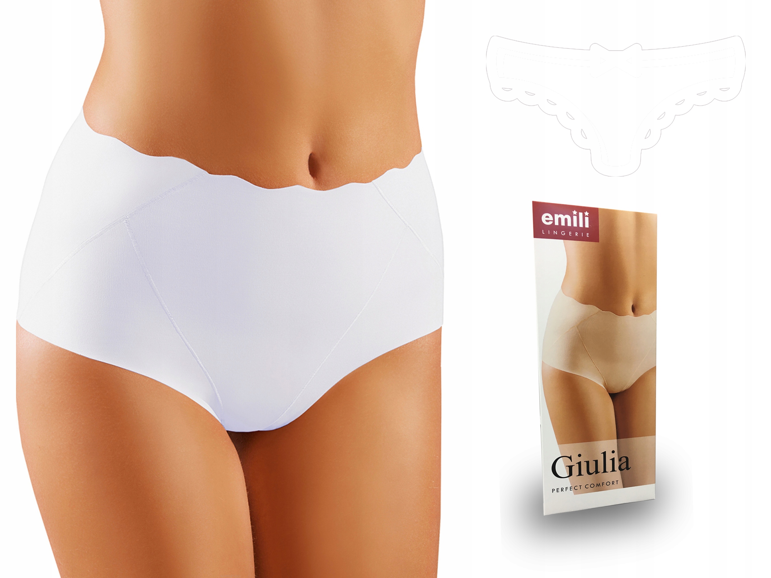

Emili Giulia Figi Wyszczuplające biały 2XL