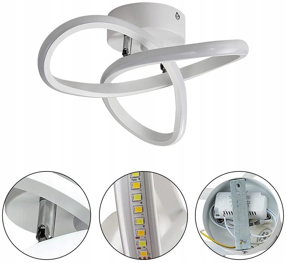 Závěsné Stropní Svítidlo Stropní Svítidlo Led Bílá Loft Moderní Studený Lustr