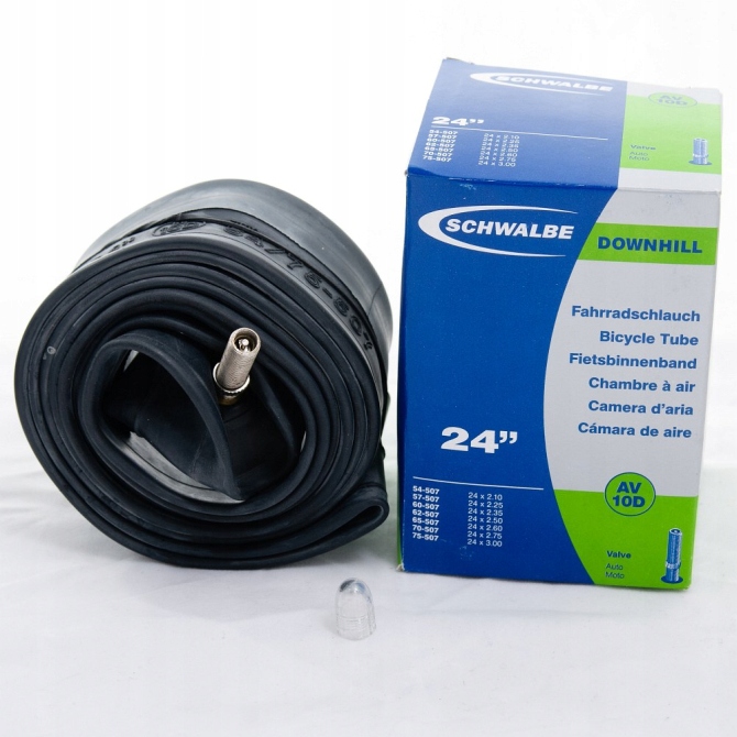 

Dętka rowerowa Schwalbe 24x2.10-3.0 Av 10D Auto 40
