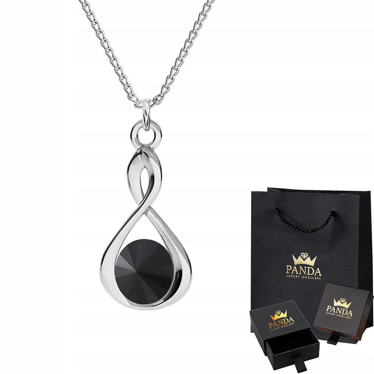 

Naszyjnik Znak Nieskończoności Swarovski Srebro