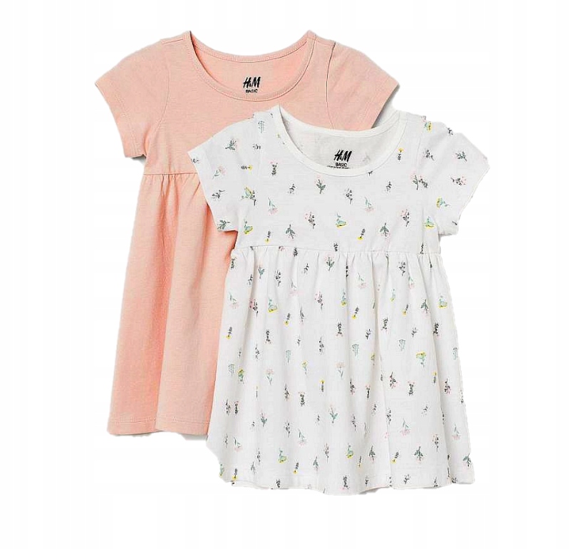 

Nowe H&m 2pac sukienka Kwiatki 86