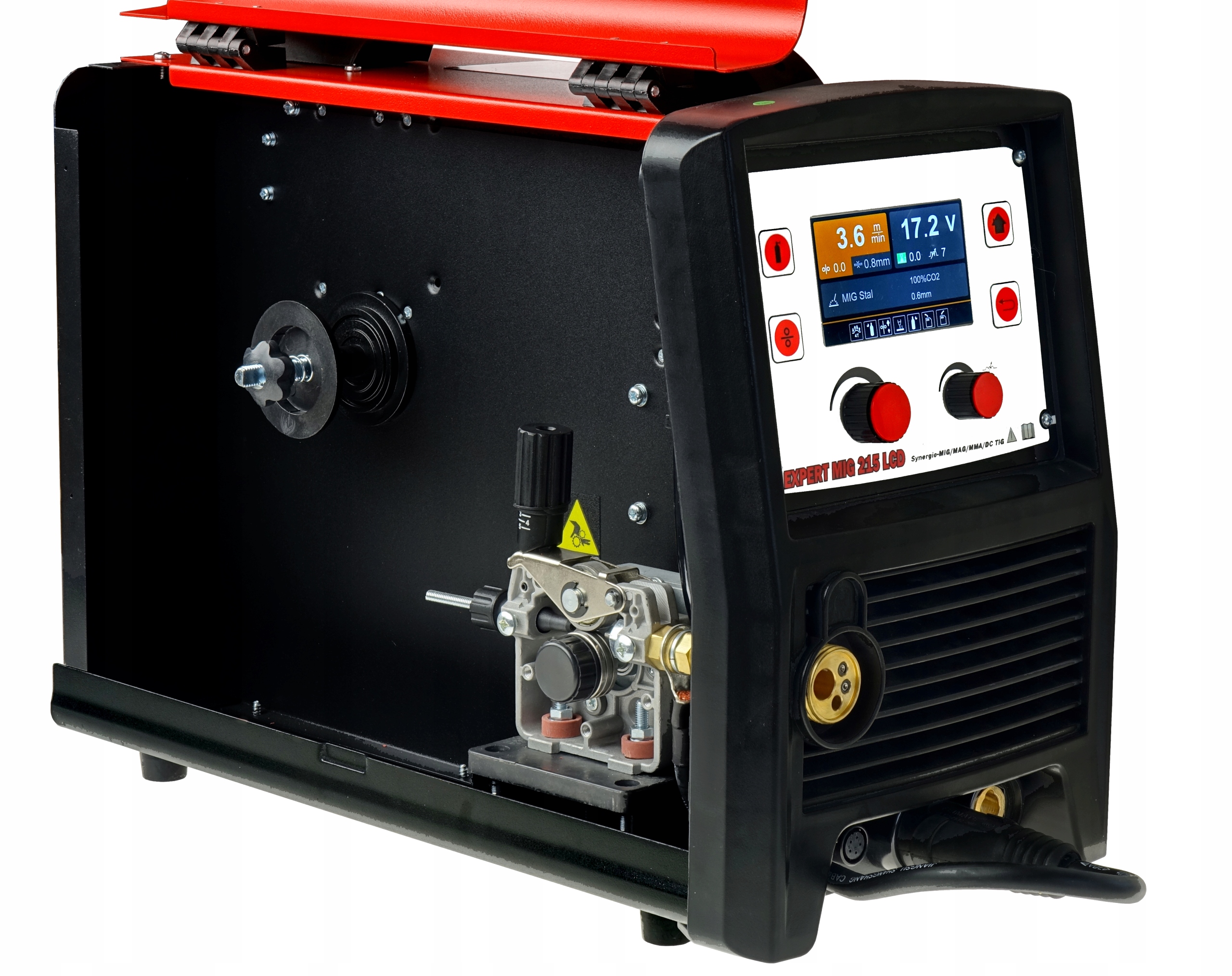 SPAWARKA MIGOMAT IDEAL EXPERT MIG 215 LCD SYNERGIA Zakres spawania 40-200 A