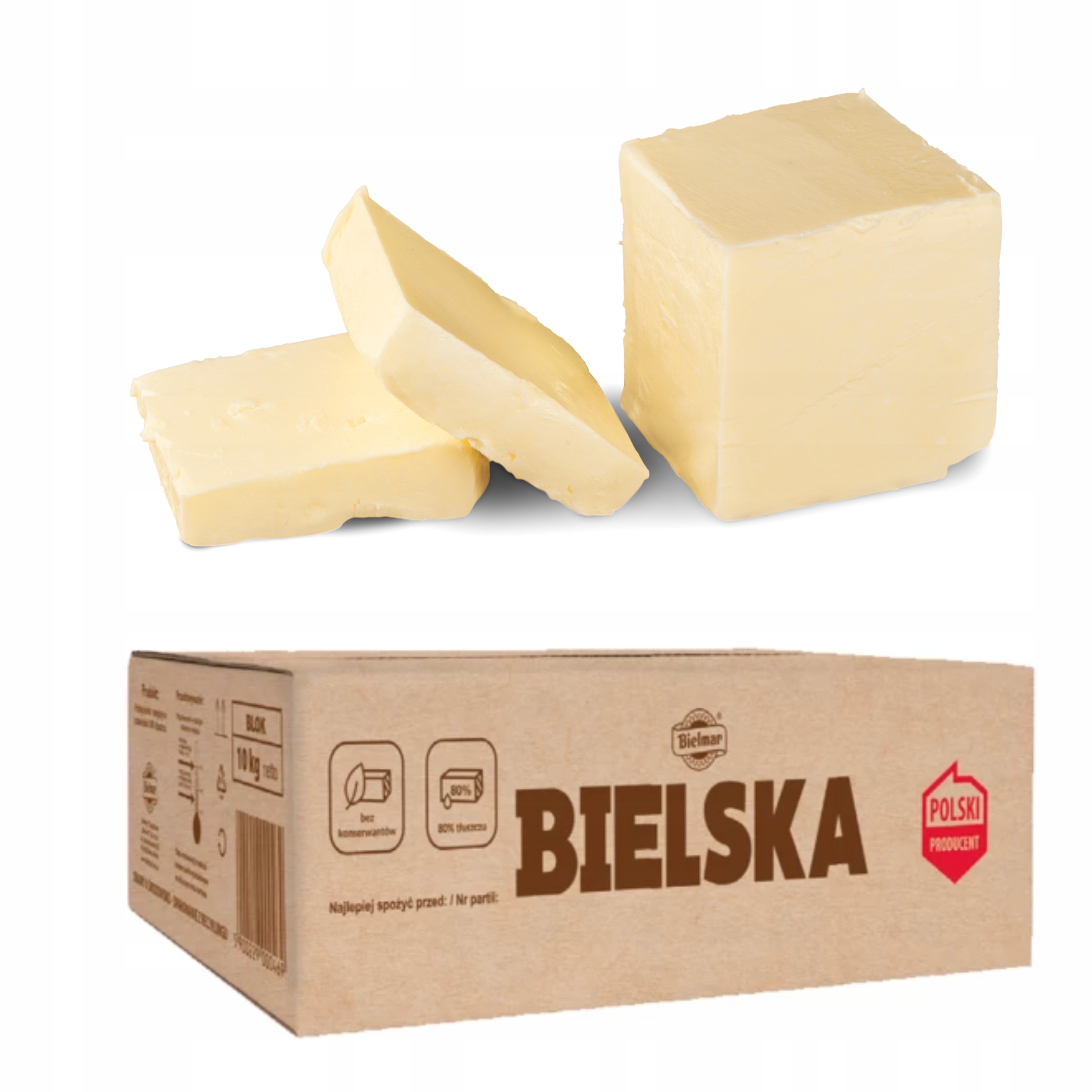 Margaryna Cukiernicza Bielska 80% Blok 10 Kg