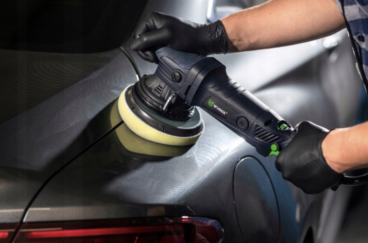 POLERKA SAMOCHODOWA MIMOŚRODOWA OSCYLACYJNA 1500W + GRATIS PASTA POLERSKA Waga produktu z opakowaniem jednostkowym 4.5 kg