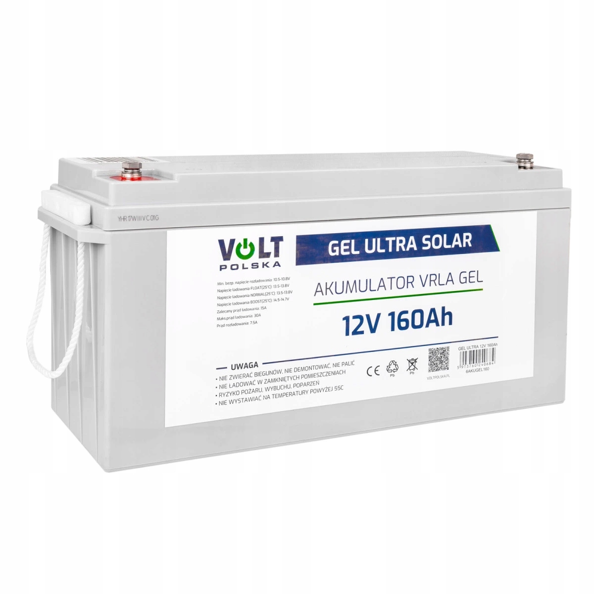 160Ah gélová batéria 12V pre fotovolticke zariadenia. Životnos viac ako 12