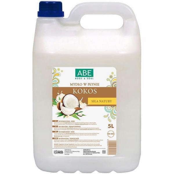 

Abe Mydło w płynie Kokos 5l