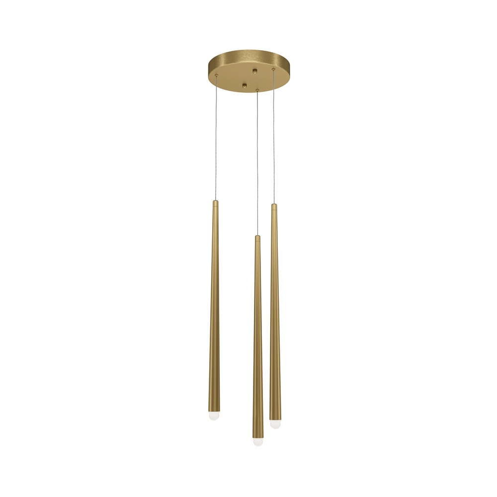 Závěsná mosazná lampa 3 Sople Led 19W Cascade Design Maytoni