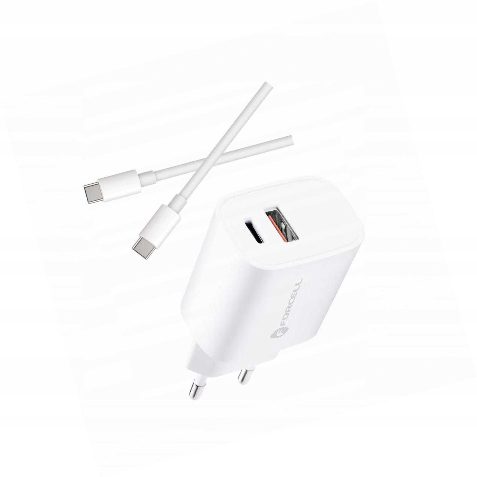 Szybka ładowarka 30W 2 wejścia z kablem Usb-c do Oppo Reno 7 5G