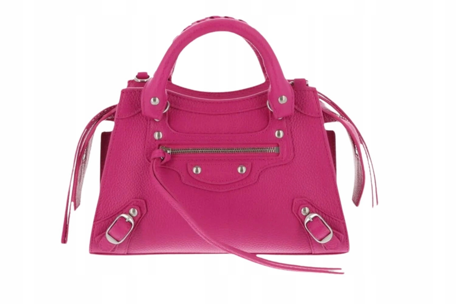 Dámská kabelka Balenciaga Neo Classic růžová kožená malá