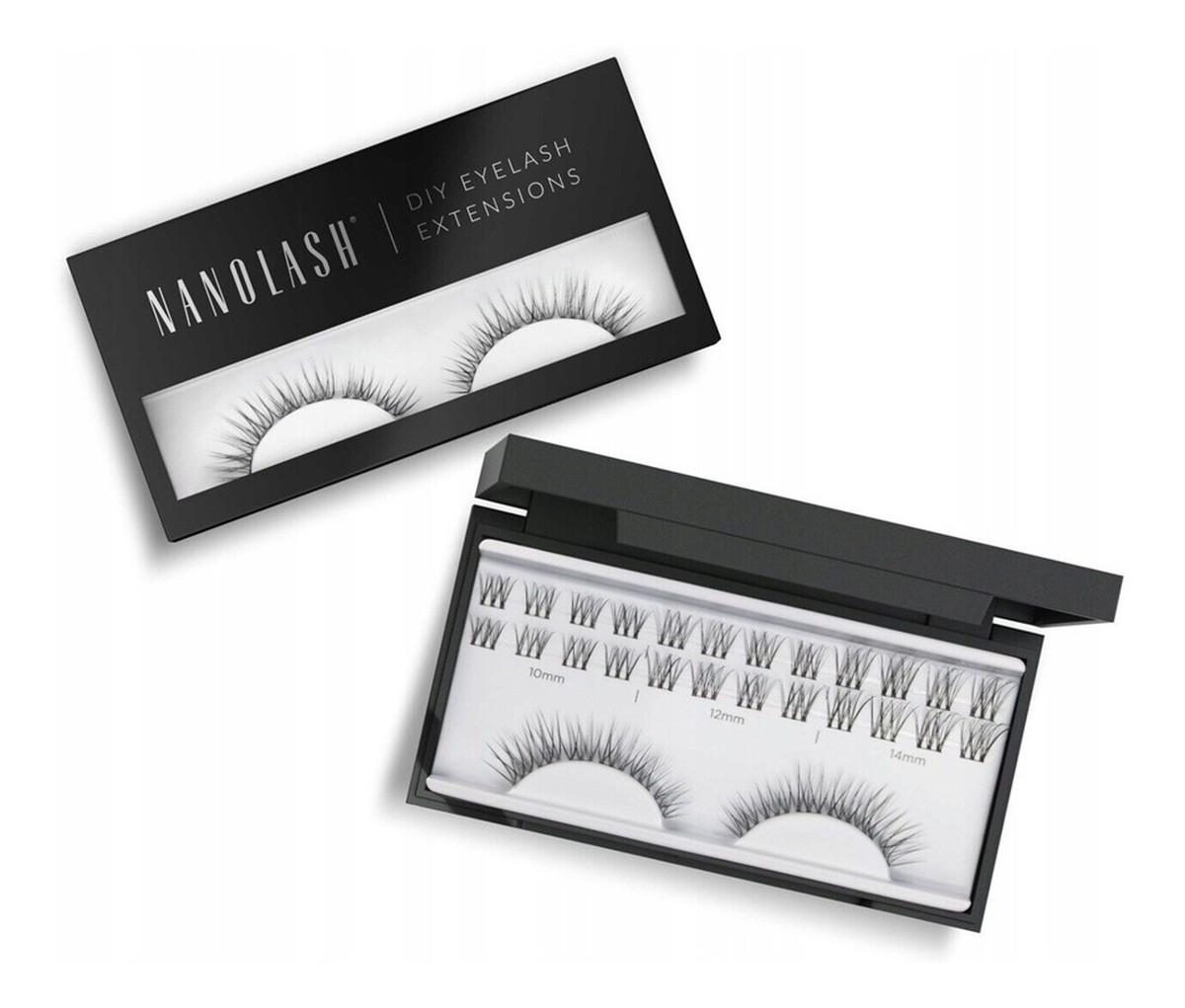 Nanolash Diy eyelash extensions umělé řasy v trsech innocent 36 Ks.