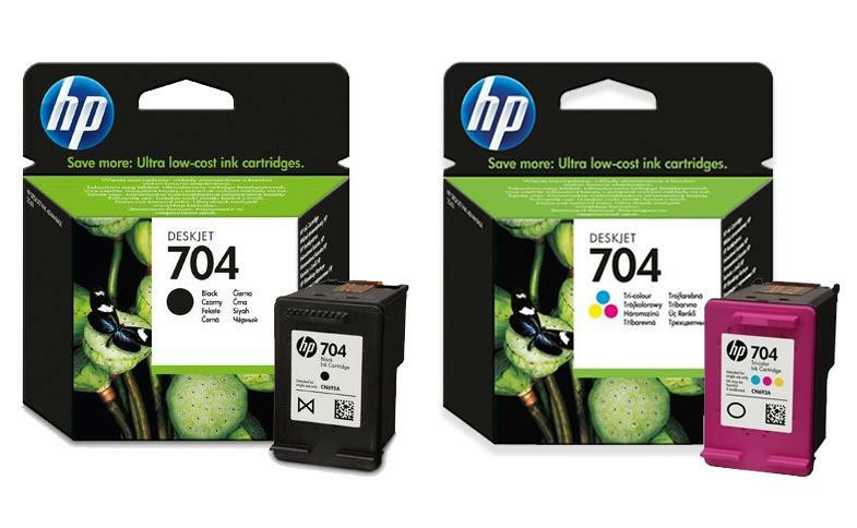 

Zestaw Hp 704 Kolor Czarny