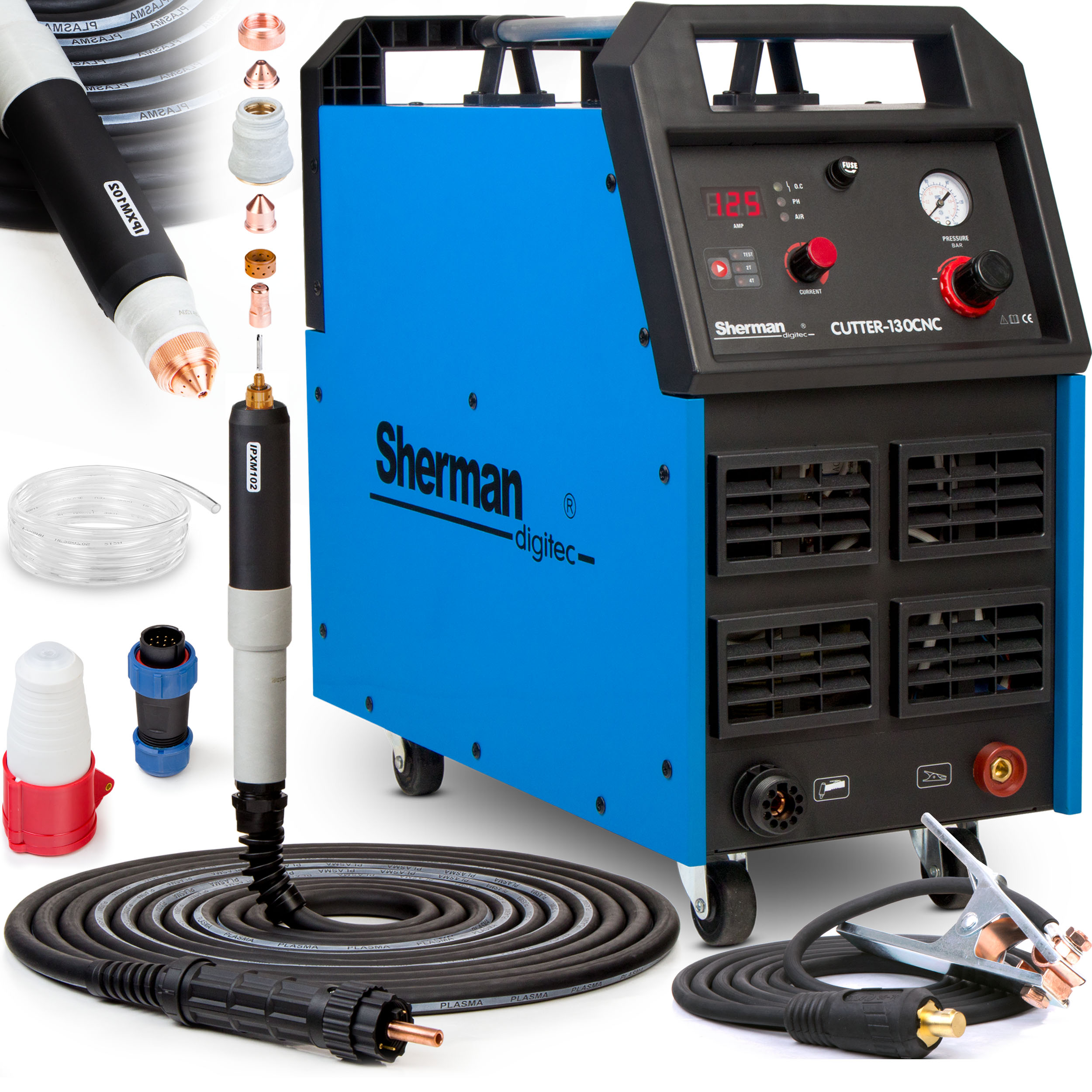 Plazmová Řezačka Plasma Sherman Cutter 130 Cnc 400V 45 MM 125A
