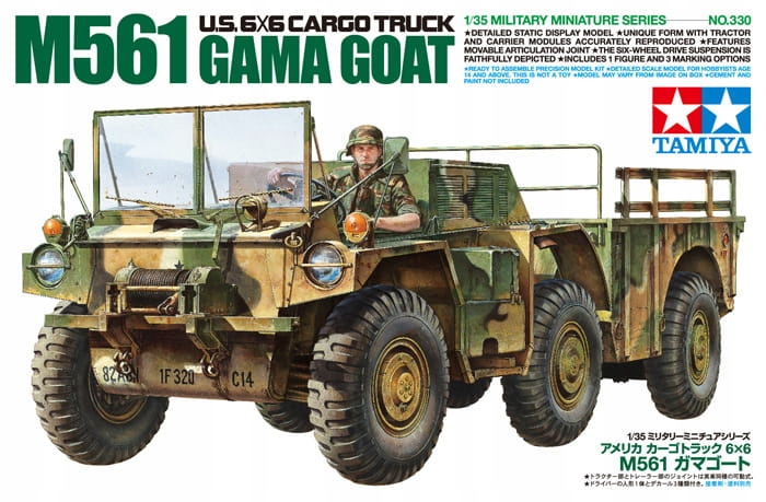 Nákladní vůz M561 Gama Goat Us 6X6 1:35 Tamiya 35330