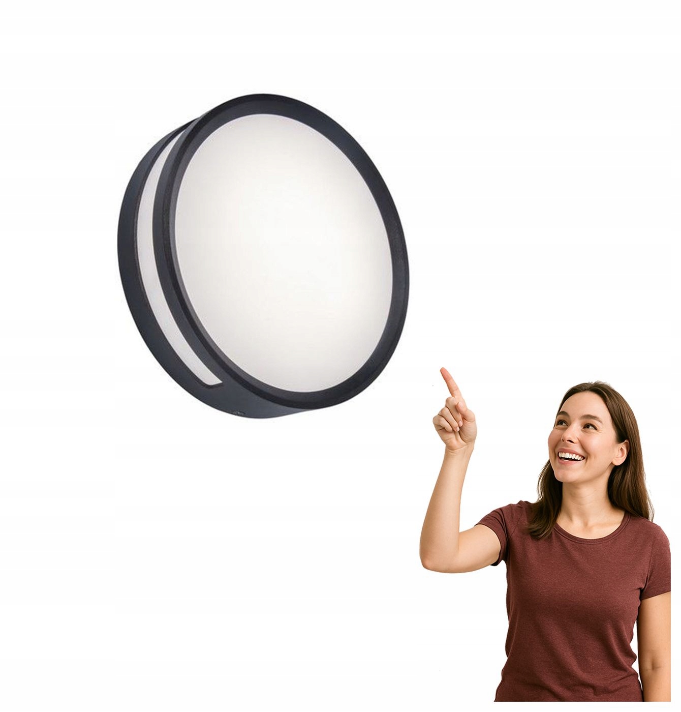 Led nástěnná lampa Rola 13W Lutec