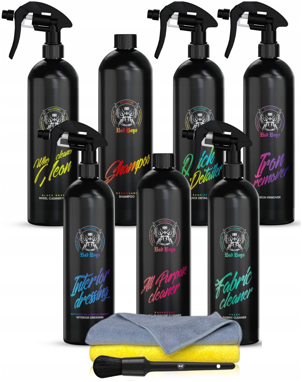 RR Customs RRC Bad Boys Mega Zestaw Kosmetyków Do Auta Detailing Prezent