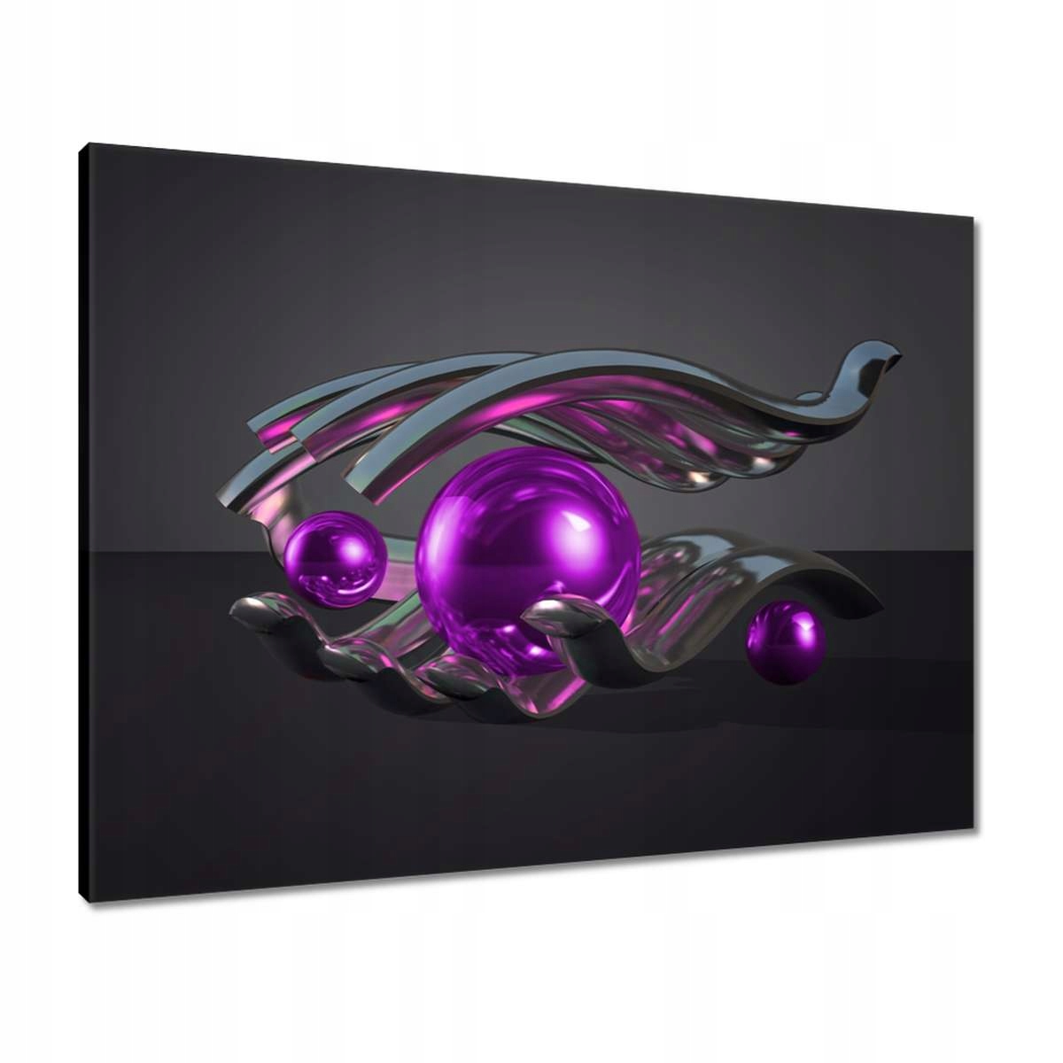 Obrazy 80x60 Fialové koule