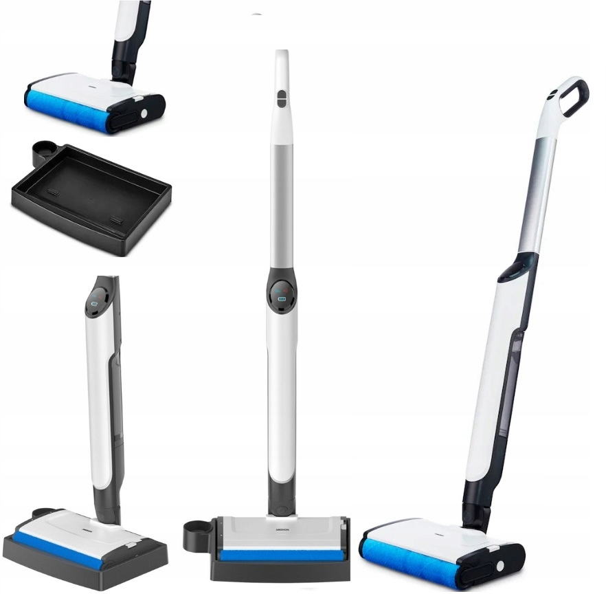 Elektryczny bezprzewodowy MOP SAMOCZYSZCZĄCY Z NAPĘDEM 2w1 MEDION 30W,LED