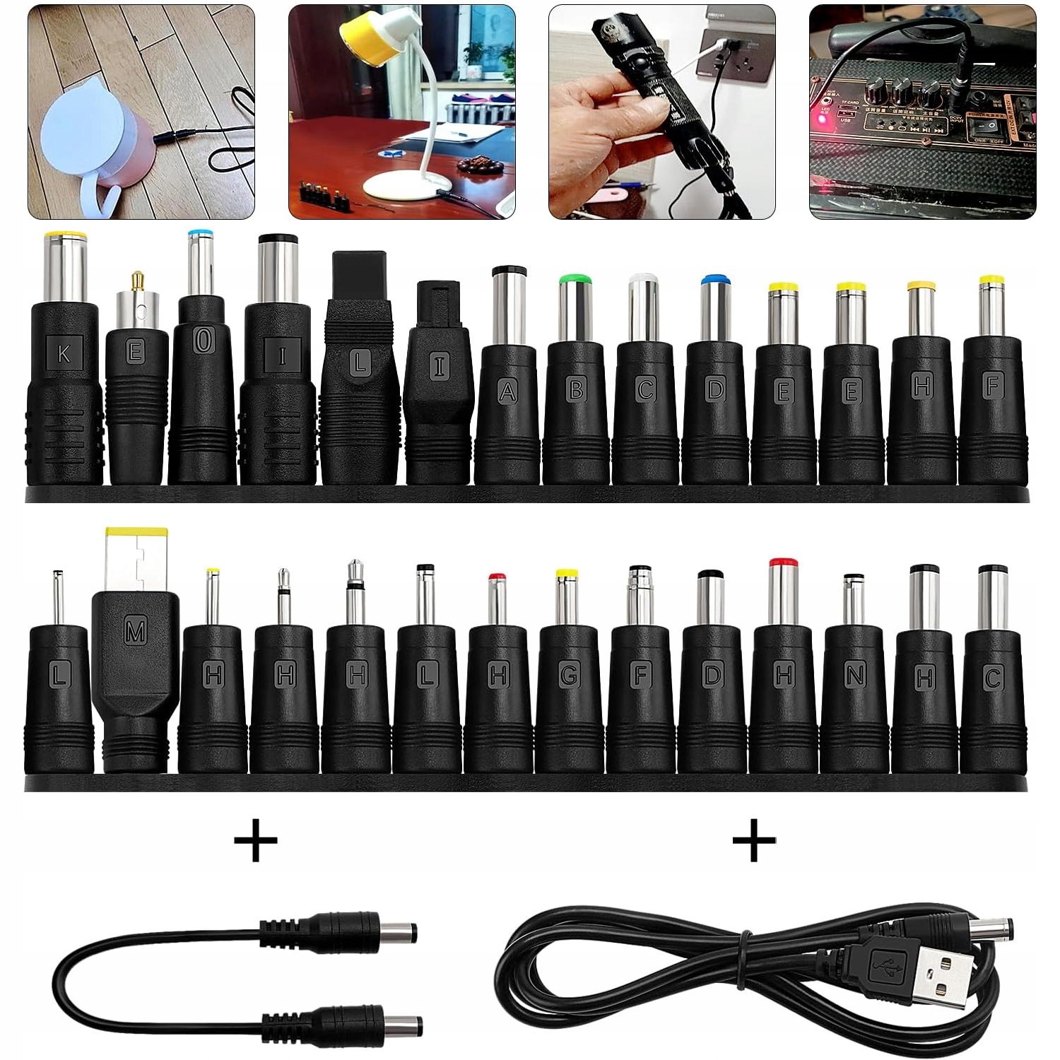 ADAPTER DC KOŃCÓWKI ZASILACZA 5.5X2.1MM ZASILACZ SIECIOWY DO LAPTOPA