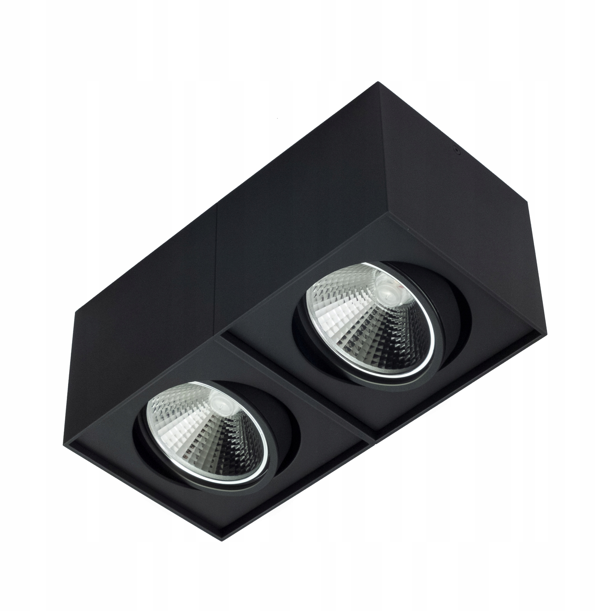 OPRAWA NATYNKOWA PODWÓJNA RUCHOMA GU10 AR111CZARNA