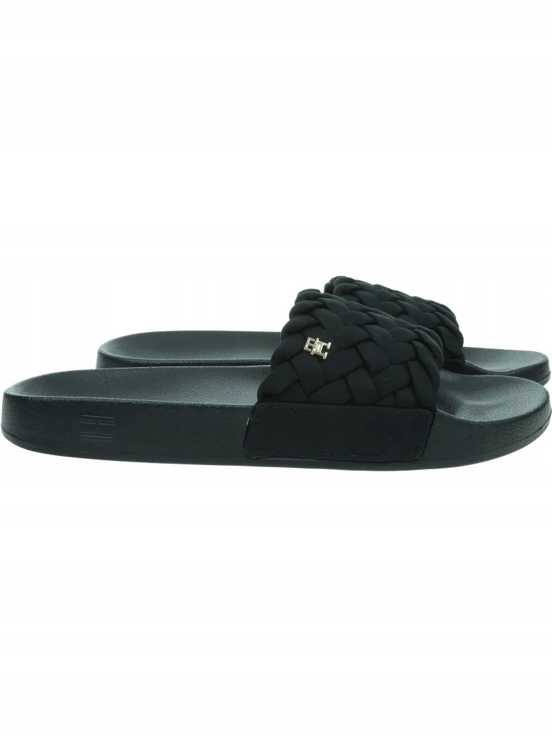 Tommy Hilfiger Žabky Th Braided Pool Slide FW0FW09203 Bds Nazouváky