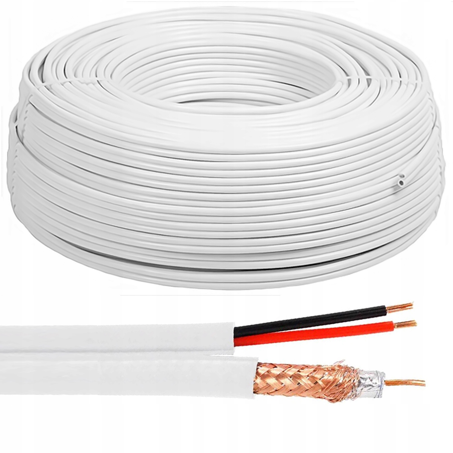 PRZEWÓD MONITORINGU KONCENTRYCZNY+ ZASILAJĄCY 100m