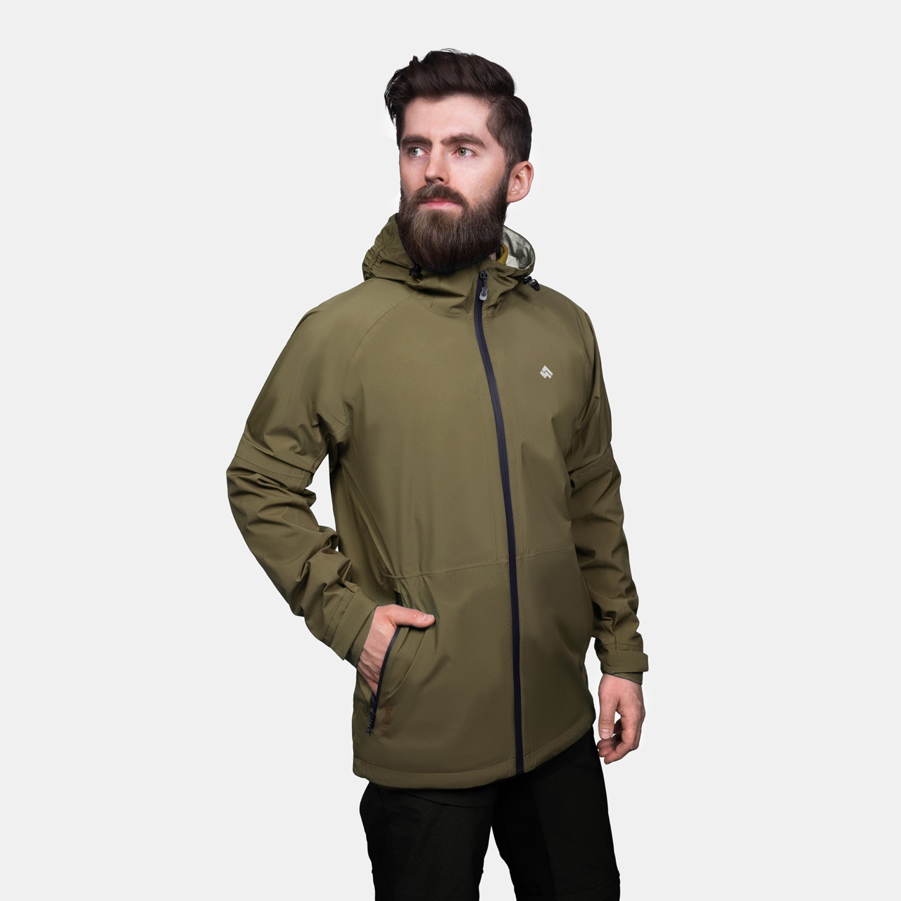 Kurtka męska 2,5 warstwowa Alpinus Girdiman membrana przeciwdeszczowa XL