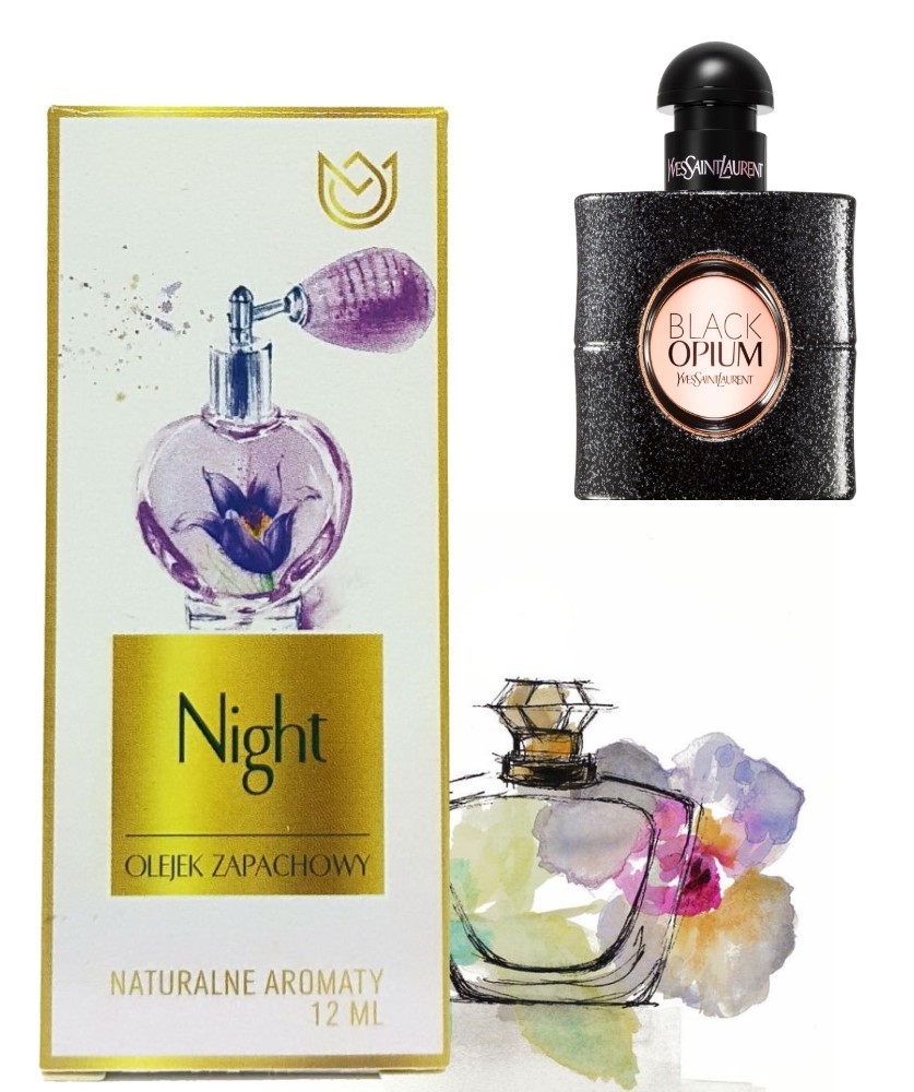 Olejek Zapachowy NIGHT Black Opium 12ml
