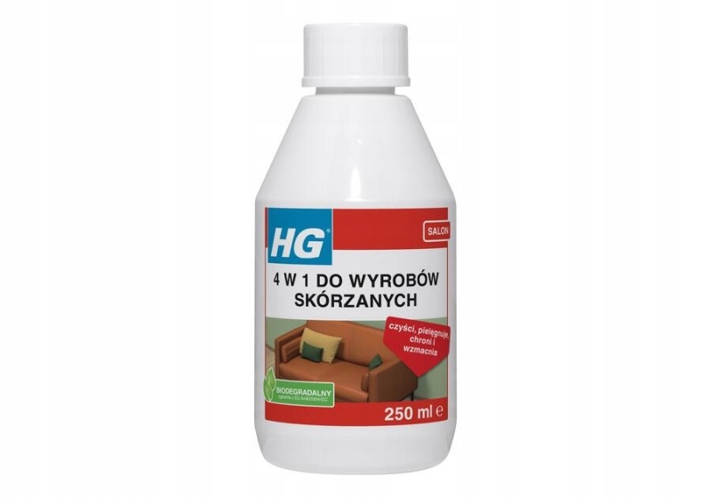Levně Hg čistič koženého nábytku restaurátor kůže profesionální 250ml