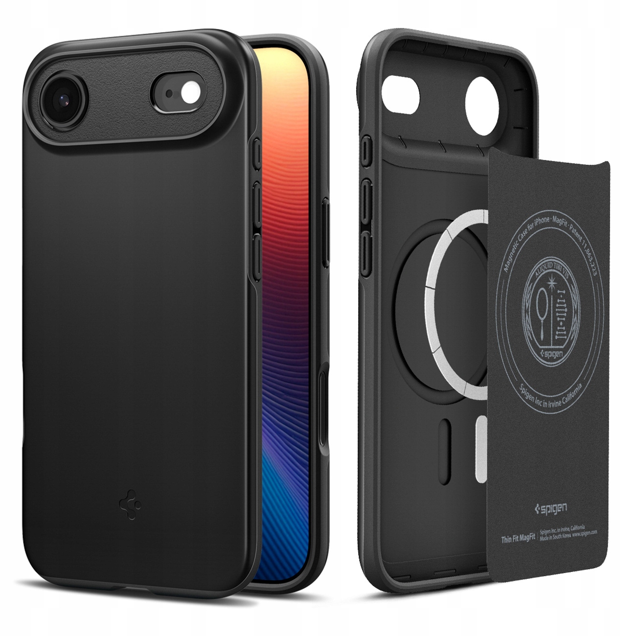 Pouzdro Pro Iphone 17 Air Case Spigen Thin Fit Magsafe Černé Ultratenké