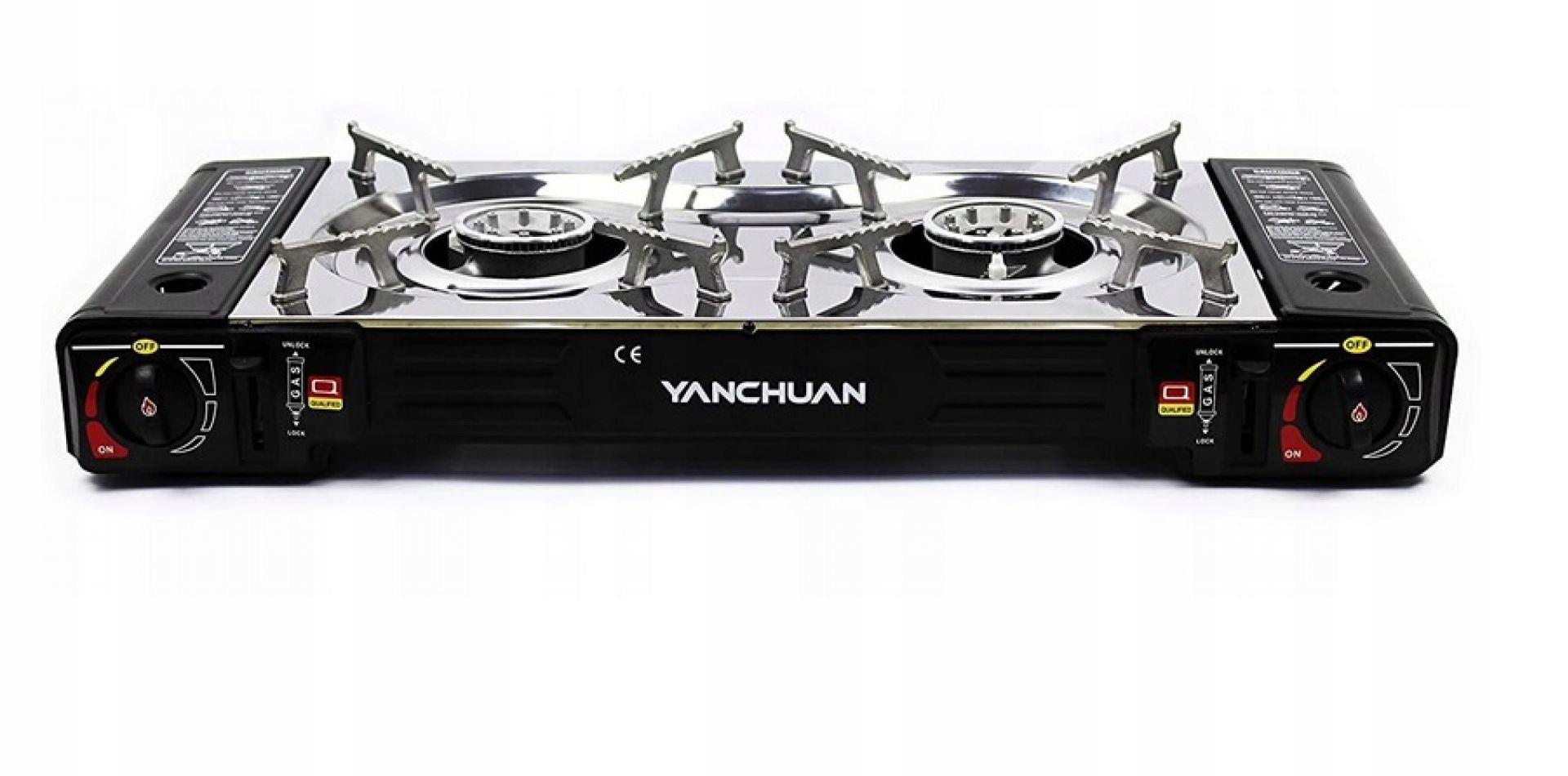 PŘENOSNÝ DVOUHOŘÁKOVÝ PLYNOVÝ TURISTICKÝ VAŘIČ NA LAHVE, PLYNOVÁ KARTONOVÁ, Kód výrobce GMPKG2857