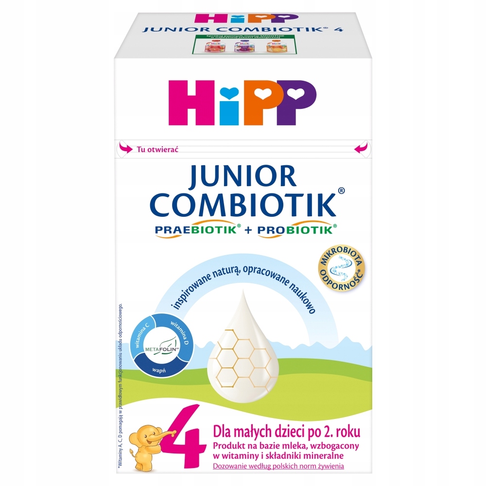 HiPP 4 JUNIOR COMBIOTIK mleko po 2. roku, 550 g