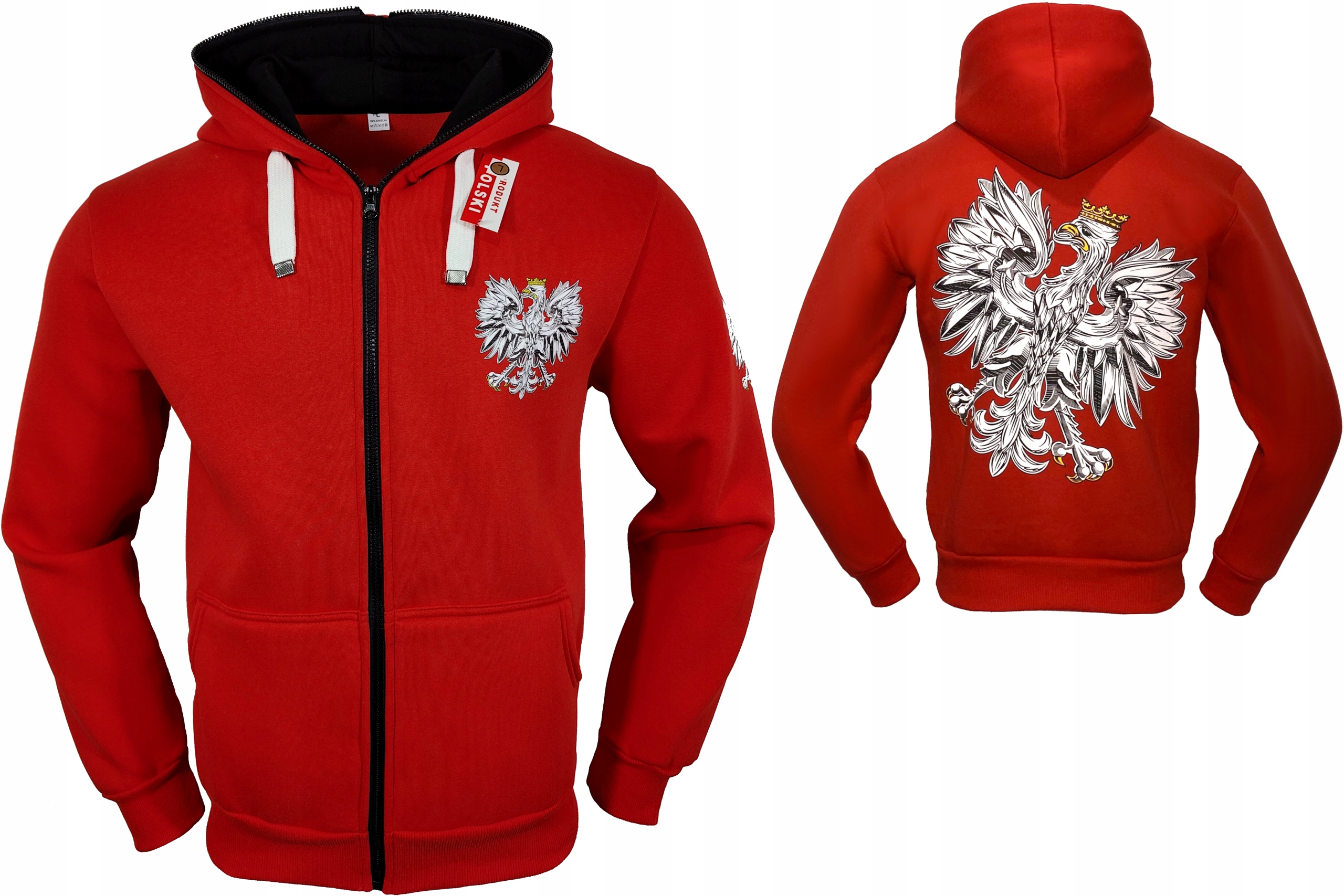 Bluza patriotyczna rozsuwana Godło Orzeł 2 Produkt Polski r.L