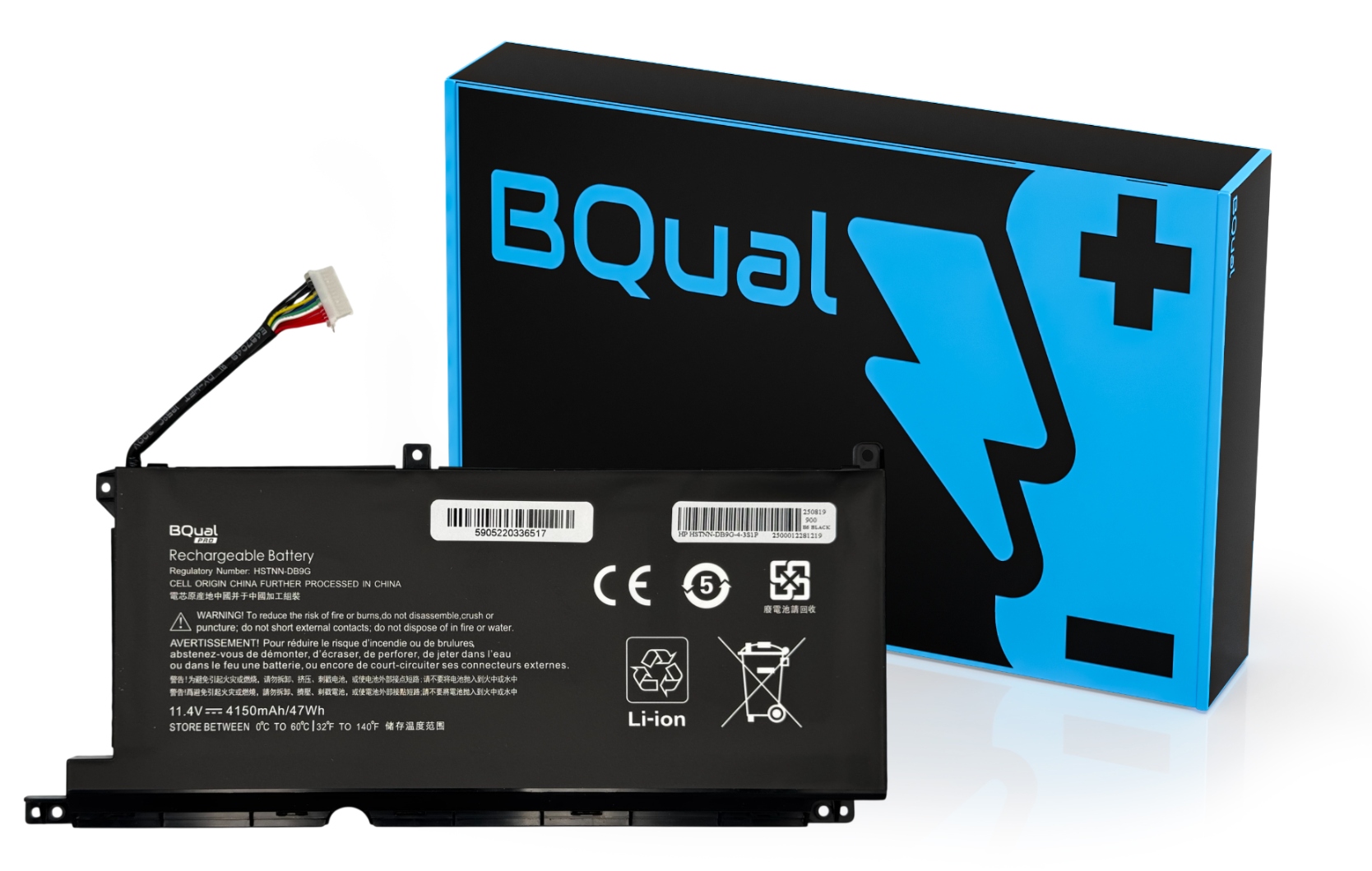 Bateria BQual Pro do laptopa Hp Pavilion Gaming 15-EC 15-DK 15-A Spectre 15