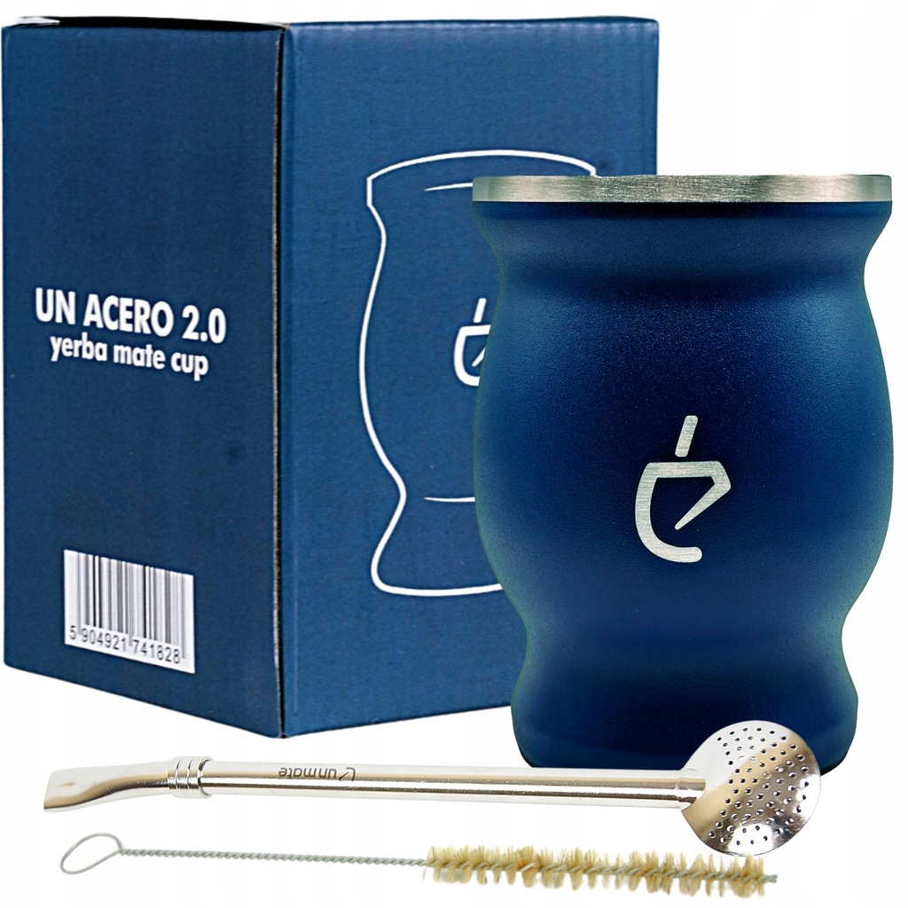 Levně Sada Un Mate Wave pro Yerba Mate: bombilla, matero, hrnek a čistič