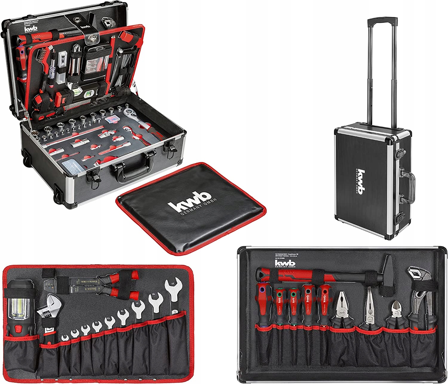 H8 KWB 370680 набор инструментов в чемодане 175el.