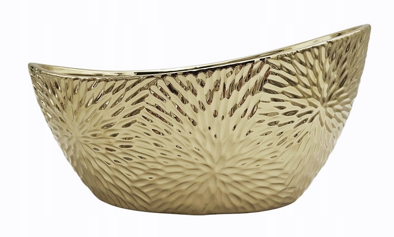 Obal Na Květináč Orchidej Váza Zrcadlový Květináč květináč zlatý BX128 31x17x16 cm