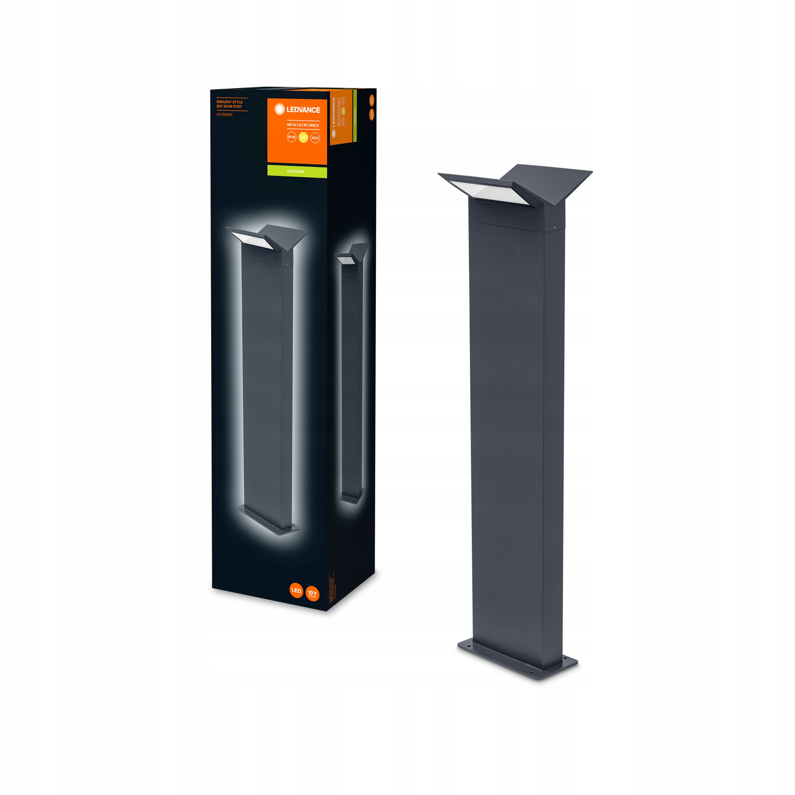 Ledvance Záhradná lampa Stĺpik Post 9,5W 80 cm
