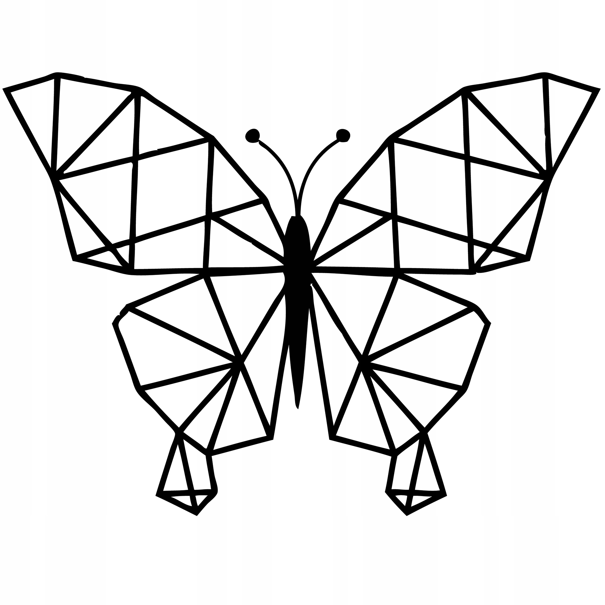 

Dekor Na Ścianę Dekoracja Motyl 50CM Dekoracja