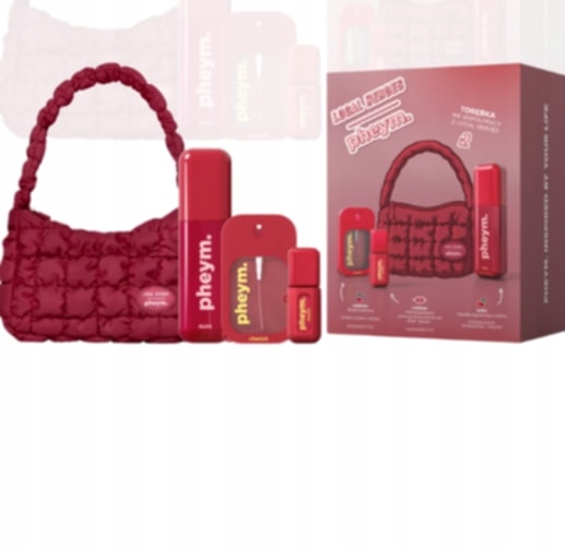 Pheym zestaw dla kobiet mgiełka+ woda toaletowa+ błyszczyk+ torebka