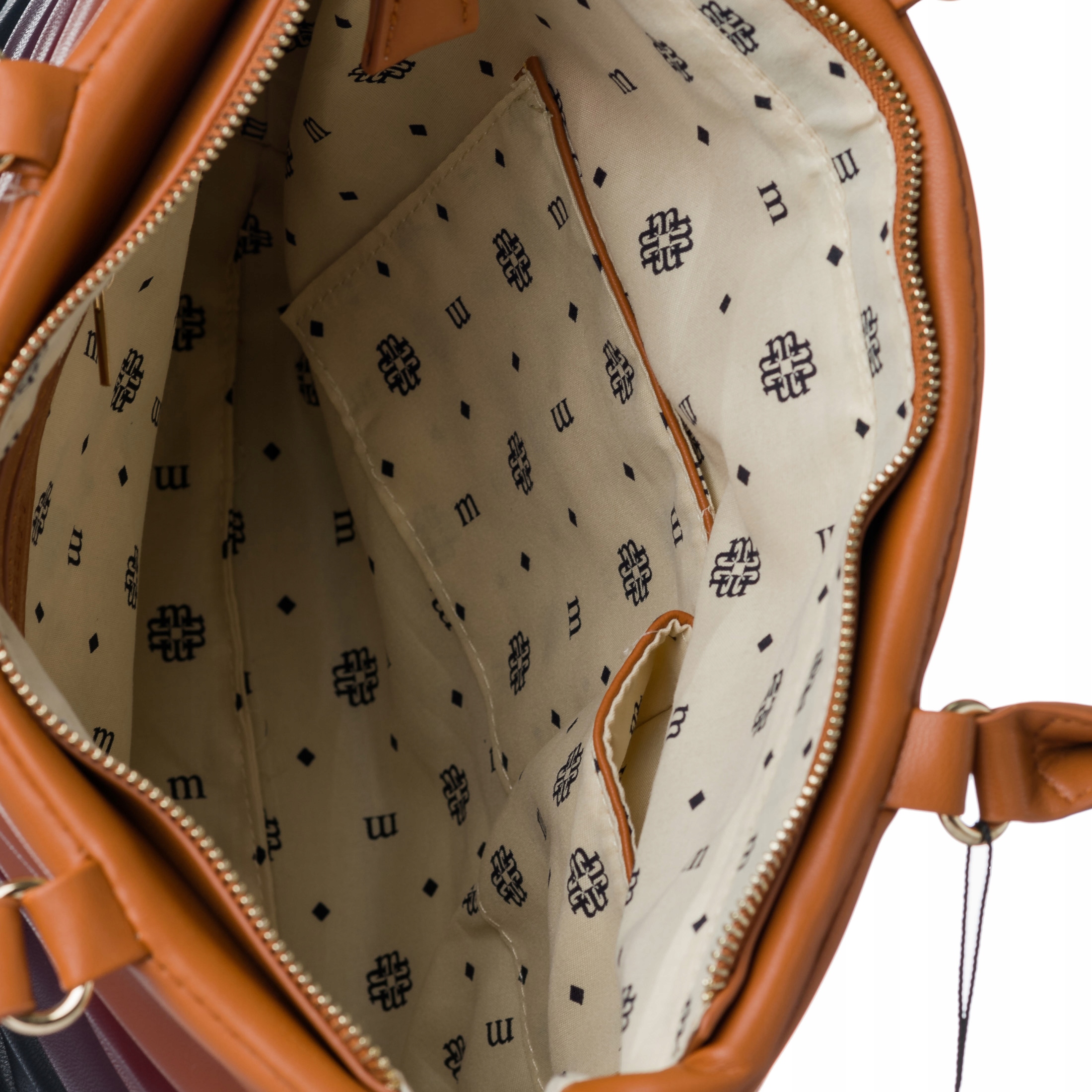 Pikowana torba damska shopper pojemna MONNARI Kolor wielokolorowy