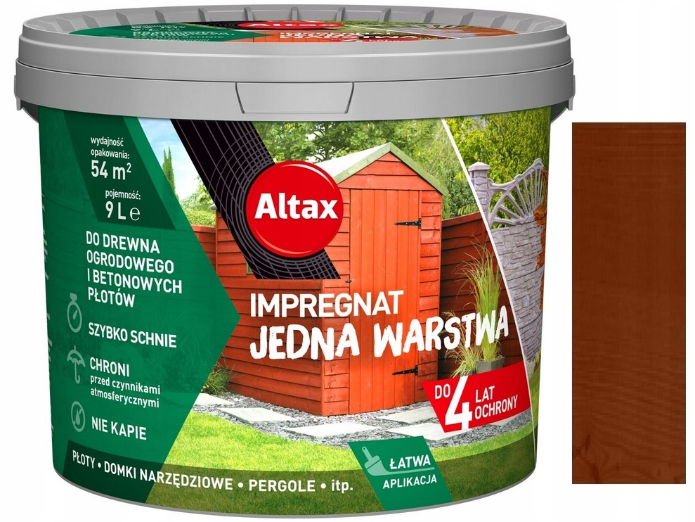 

Altax Impregnat Drewna Ogrodowego Tik 9L