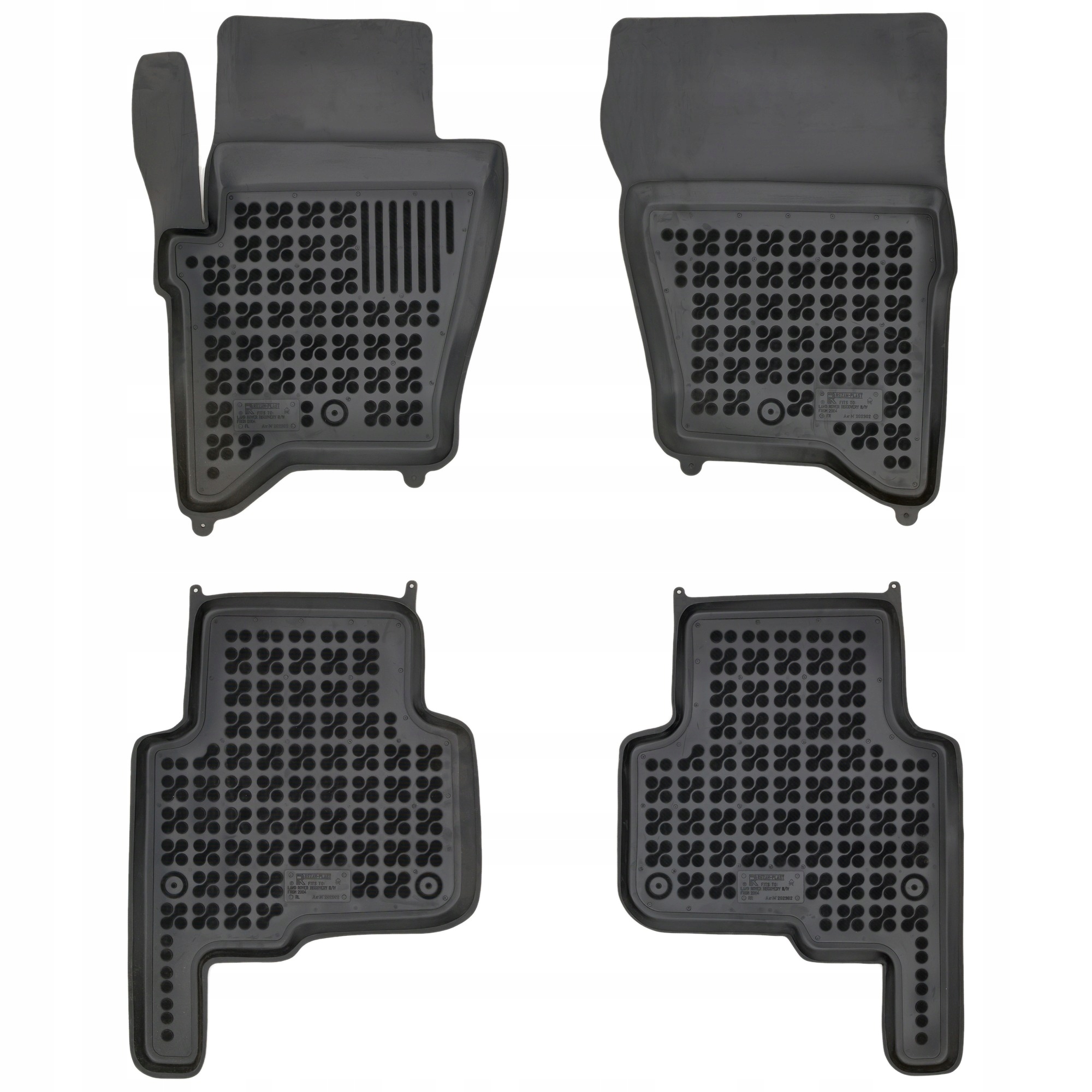 Dywaniki gumowe korytka samochodowe Land Rover Discovery III 2004-2009