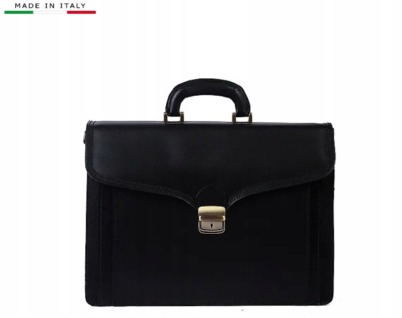 Taška aktovka neseser pánská kožená černá kůže na dokumenty