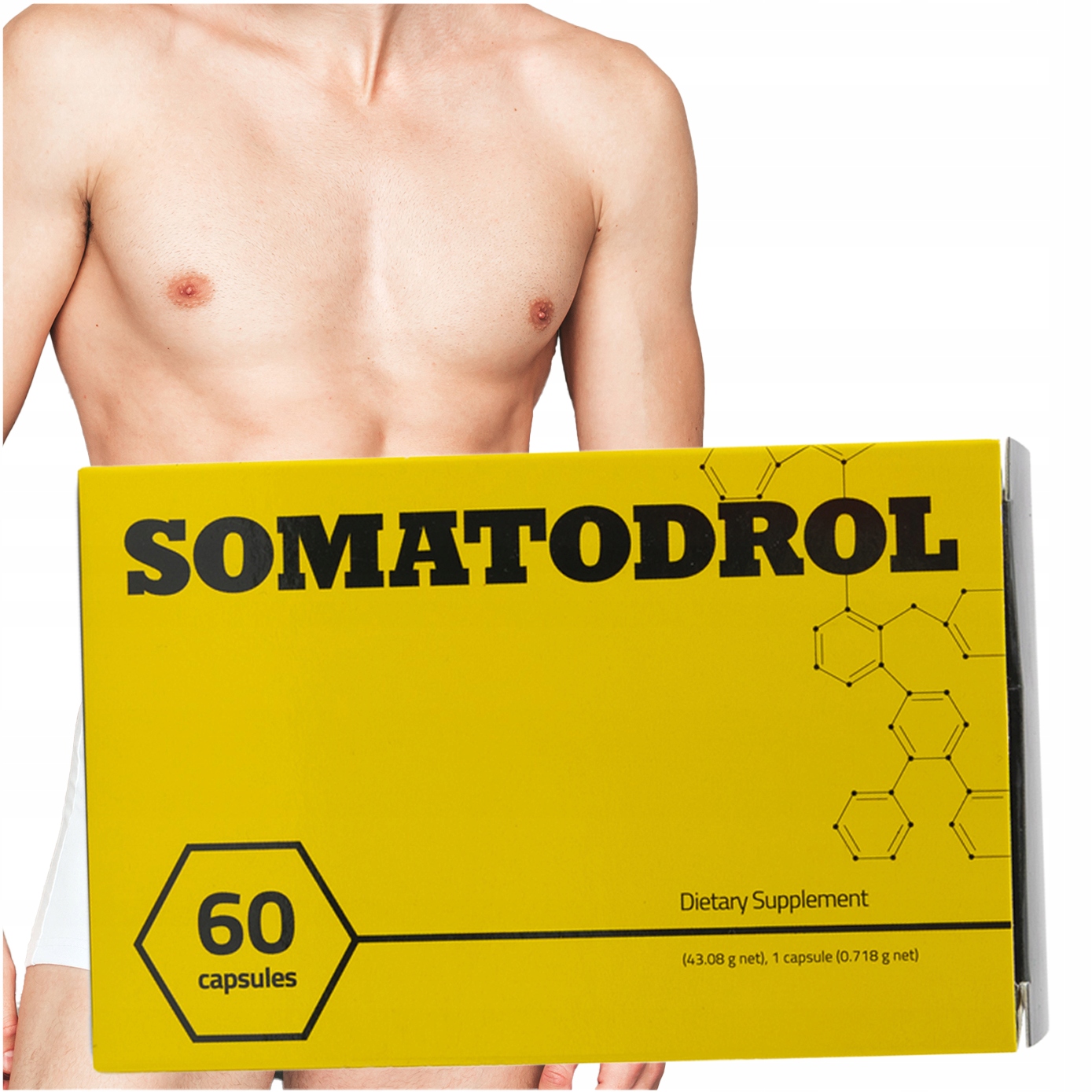 Somatodrol Booster testosteronu Nárůst Síly a svalové hmoty 60 kapslí