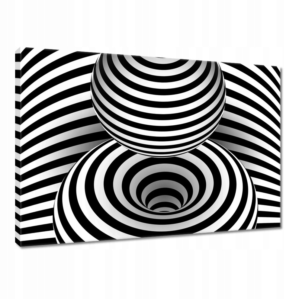 

Obraz 100x70 Czarnobiała abstrakcja